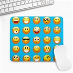 Emoji Blue Large Mousepad