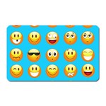 Emoji Blue Magnet (Rectangular)