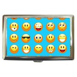 Emoji Blue Cigarette Money Case