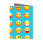 Emoji Blue Mini Greeting Cards (Pkg of 8)