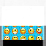 Emoji Blue Jigsaw Puzzle (Rectangular)