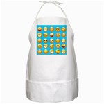 Emoji Blue BBQ Apron