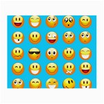 Emoji Blue Small Glasses Cloth