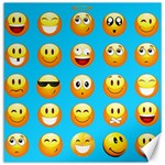 Emoji Blue Canvas 20  x 20 