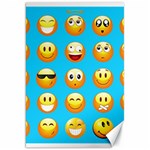 Emoji Blue Canvas 20  x 30 