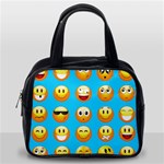 Emoji Blue Classic Handbag (One Side)