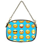 Emoji Blue Chain Purse (Two Sides)