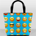 Emoji Blue Bucket Bag