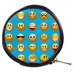 Emoji Blue Mini Makeup Bag