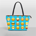 Emoji Blue Classic Shoulder Handbag