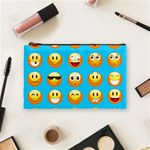 Emoji Blue Cosmetic Bag (Medium)