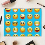 Emoji Blue Cosmetic Bag (XL)