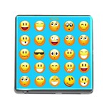 Emoji Blue Memory Card Reader (Square)