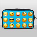 Emoji Blue Toiletries Bag (One Side)