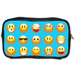 Emoji Blue Toiletries Bag (Two Sides)