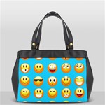 Emoji Blue Oversize Office Handbag