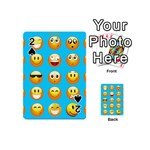 Emoji Blue Playing Cards 54 (Mini)