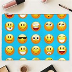 Emoji Blue Cosmetic Bag (XXL)