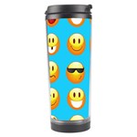 Emoji Blue Travel Tumbler