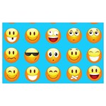 Emoji Blue Samsung Note 4 Hardshell Back Case