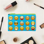 Emoji Blue Cosmetic Bag (XS)