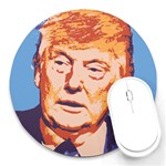 orange donald trump Round Mousepad