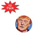 orange donald trump 1  Mini Button (10 pack) 