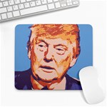 orange donald trump Large Mousepad