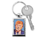 orange donald trump Key Chain (Rectangle)