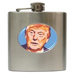 orange donald trump Hip Flask (6 oz)