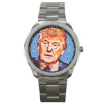 orange donald trump Sport Metal Watch