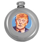 orange donald trump Hip Flask (5 oz)