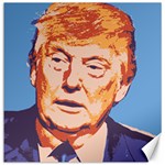 orange donald trump Canvas 16  x 16 