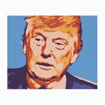 orange donald trump Small Glasses Cloth (2 Sides)