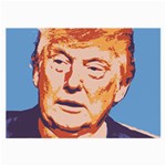 orange donald trump Large Glasses Cloth