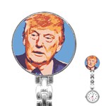 orange donald trump Stainless Steel Nurses Watch