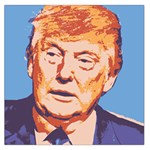 orange donald trump Large Satin Scarf (Square)