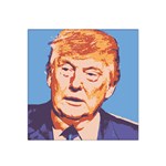 orange donald trump Satin Bandana Scarf