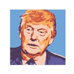 orange donald trump Small Satin Scarf (Square)