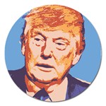 orange donald trump Magnet 5  (Round)