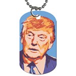 orange donald trump Dog Tag (Two Sides)