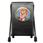 orange donald trump Pen Holder Desk Clock