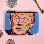 orange donald trump Mini Coin Purse