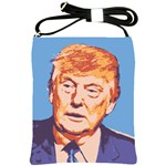 orange donald trump Shoulder Sling Bag