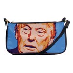 orange donald trump Shoulder Clutch Bag