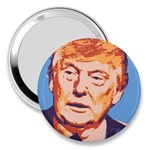 orange donald trump 3  Handbag Mirror