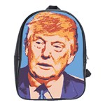 orange donald trump School Bag (XL)