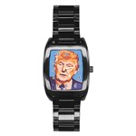 orange donald trump Stainless Steel Barrel Watch