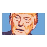 orange donald trump Satin Shawl