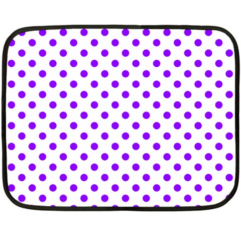 Polka Dots 35 x27  Blanket Front